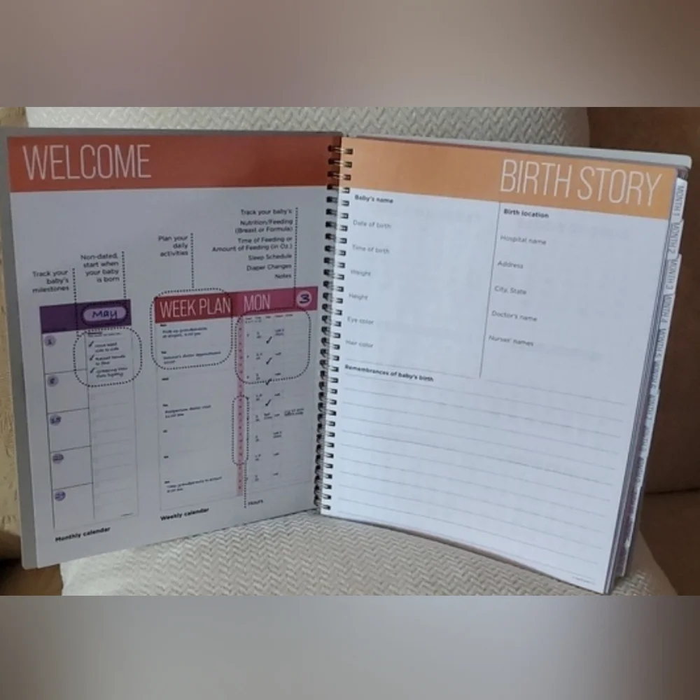 See It Bigger New Parent Planner/Animal Print Design